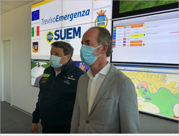 INAUGURATA DA ZAIA NUOVA SEDE SUEM 118 DI TREVISO